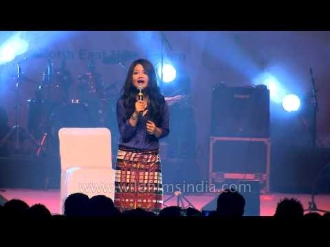 Mizo pop-rock singer Mami Varte performing in Delhi