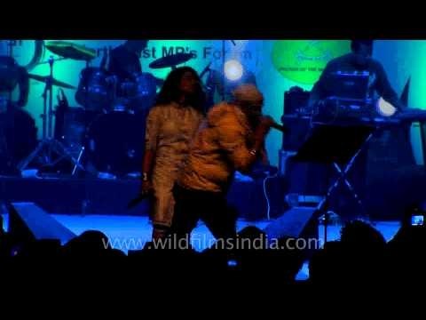 Zubeen and Zublee rocking the stage with Bengali songs