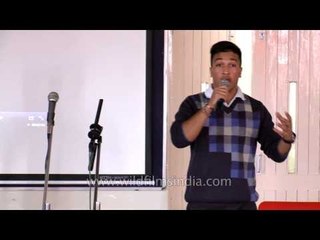 Arjun Vajpai sharing his Everest climbing experiences
