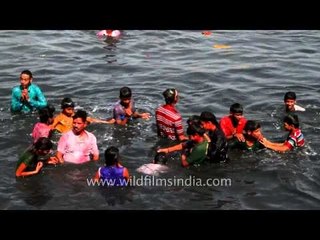 Devotees in full zeal celebrating the festival of Ganesh Chaturthi