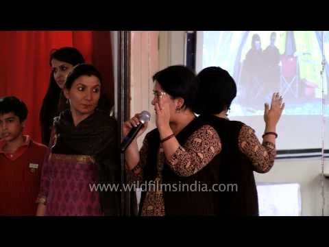 The Shri Ram School students question Arjun Vajpai