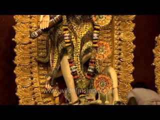 Shiv Yogini Durga: Kolkata Durga puja