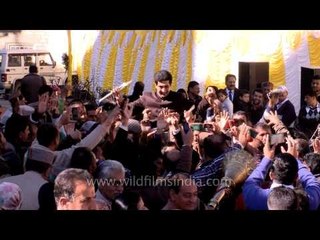 People dancing to Himachali folk tunes in Jubbal