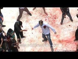 Shia Muslims intensely mourn the death of Hussein