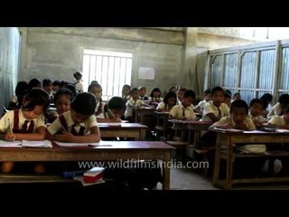 Village school children in Baktwang, Mizoram