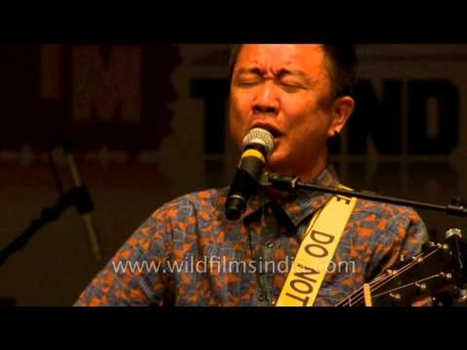 Contemporary musician Alobo Naga live in Delhi