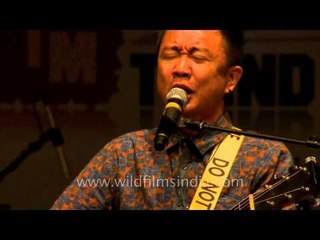 Contemporary musician Alobo Naga live in Delhi