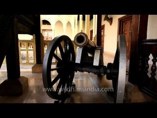 Antique cannon in Himachal Pradesh's Jubbal Palace