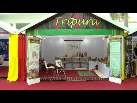 Tripura stall at North East Fest