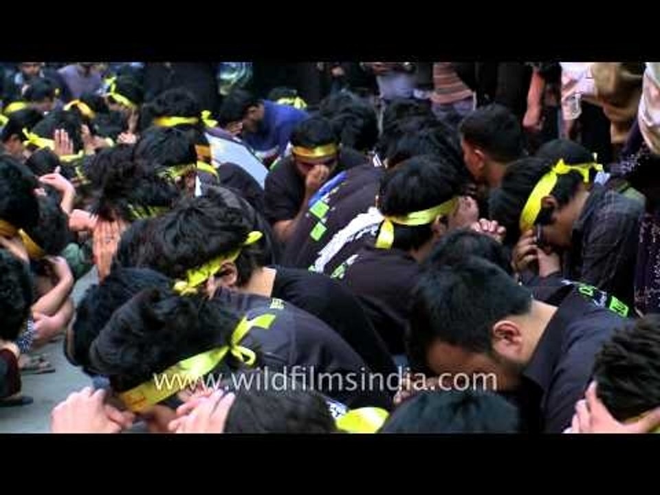 Tearful eyes: Muharram procession