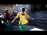Hijras or Eunuchs dancing at Jubbal Palace