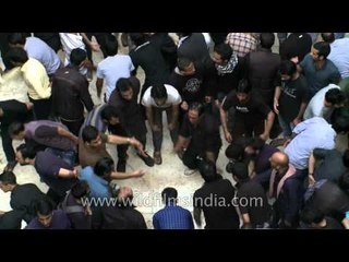 View of Panja Sharif from above on Muharram