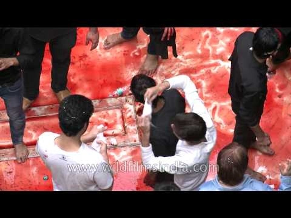 Shia muslims gather from different regions of Delhi for Muharram