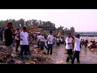 Durga Puja immersion on the last day: Durgotshav in Delhi