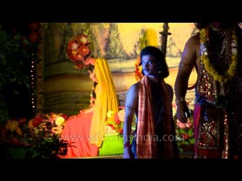 A unique set of Ramlila at Lal Quila in Delhi