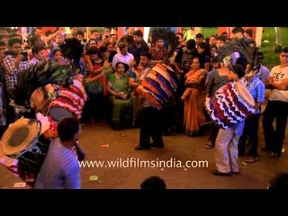 Little jig to the beat: Drums at Durga Puja in CR Park