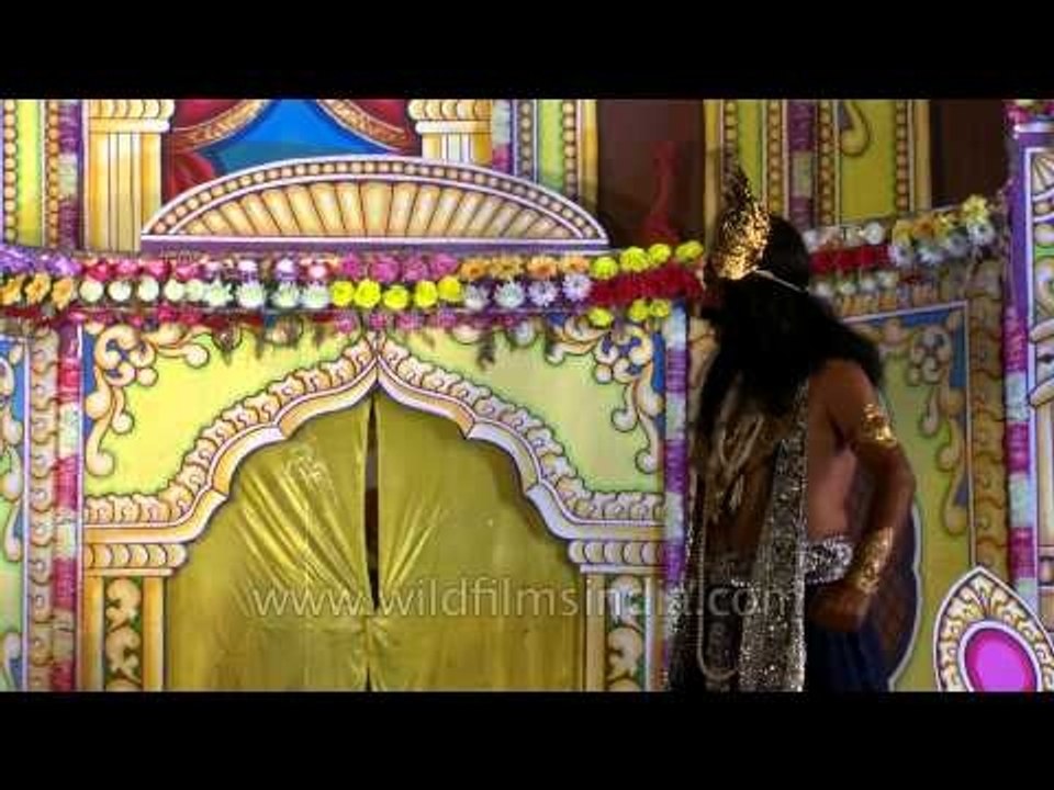 Ahiravan kidnapped Lord Ram and Lakshman - A sc...