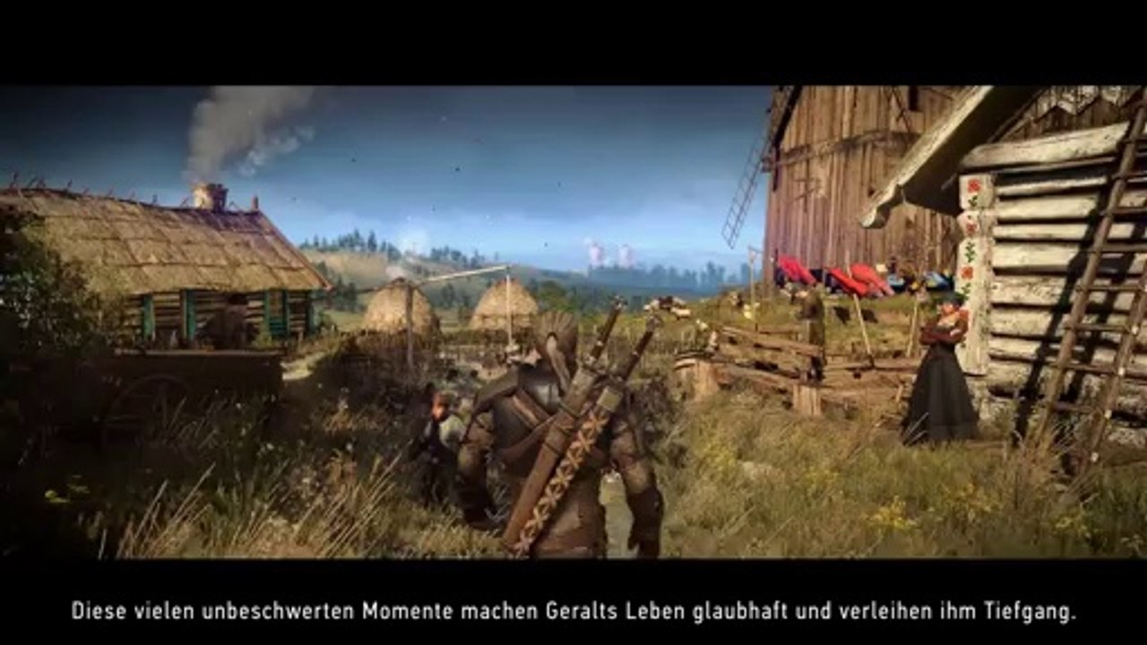 The Witcher 3: Wild Hunt - World Setting Gamescom 2014 Dev Diary [DE]