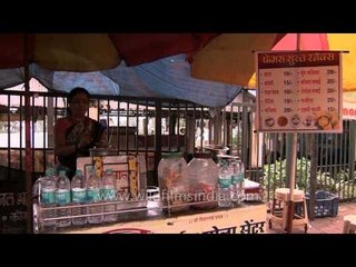 "Famous Suraj snacks" : Tea stall near Matheran railway station in Mumbai