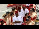Beauty on the boat : Women's team at Nehru Trophy Boat Race