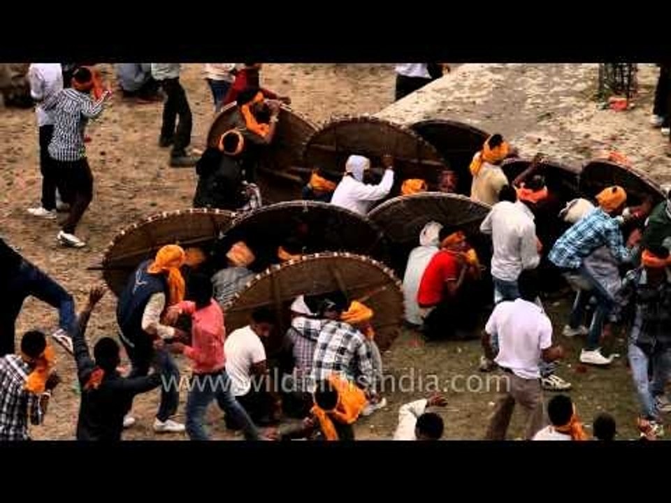 Bizarre festival -- Stone throwing festival of Devidhura