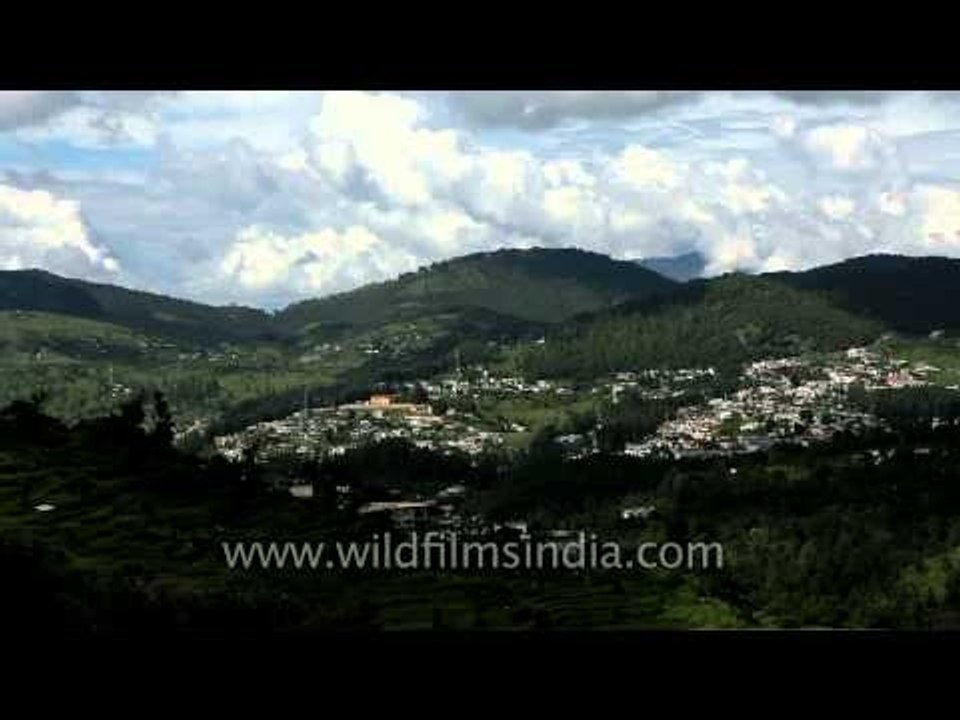 View of Lohaghat town of Champawat District, Uttarakhand