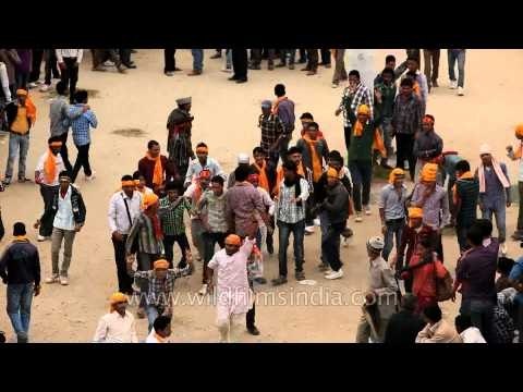 Annual gathering for Bagwal mela in Champawat district