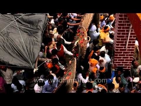 Thousands of participants throng the village on the occasion of Bagwal