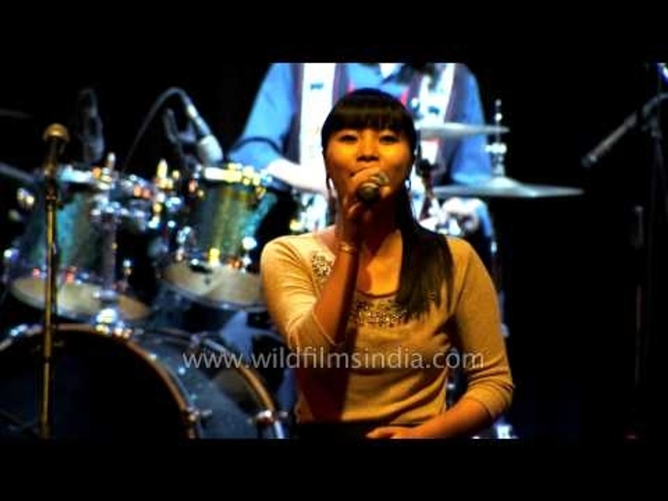 Ao Naga Choir performing at Rashtrapati Bhavan, Delhi