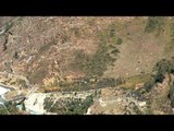 View of a remote high altitude village: Gidara meadow Trek