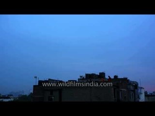 Dusk to darkness at Paharganj - Time Lapse