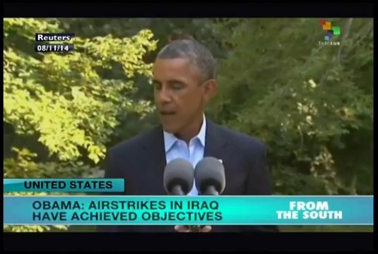 Obama claims US air strikes on Iraq successful