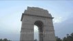 Morning to evening time lapse at India Gate