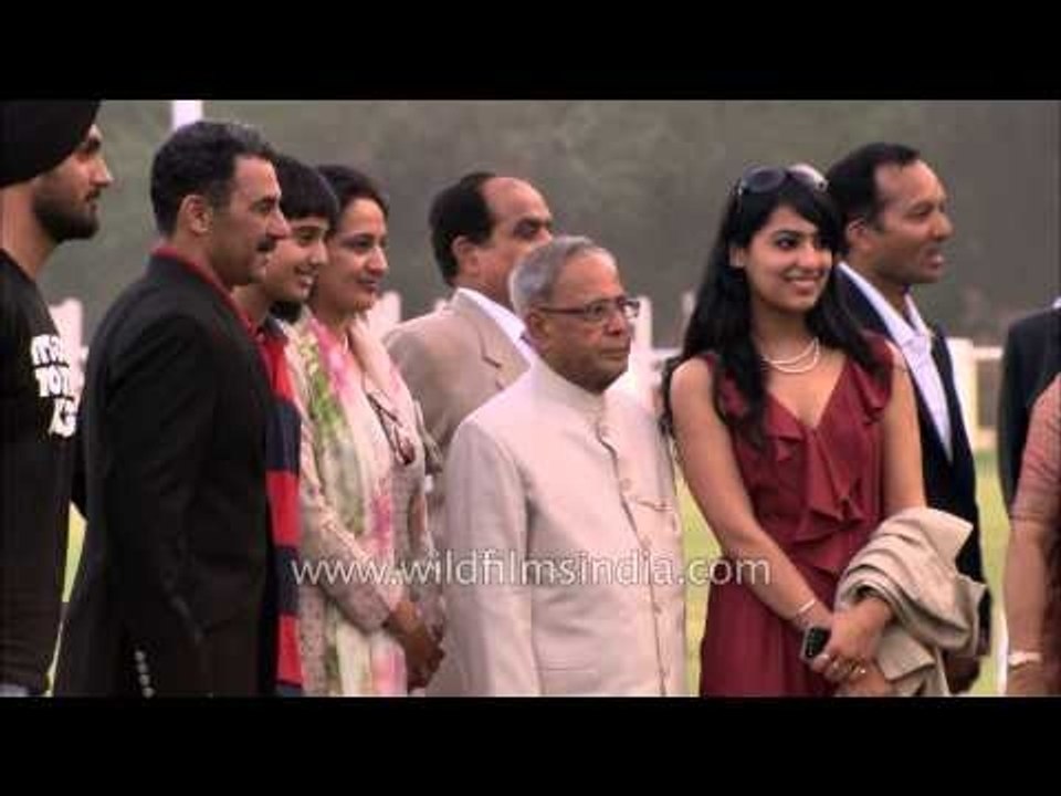President of India at Polo Cup Match in New Delhi
