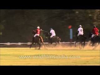 Polo being played at Rashtrapati Bhawan