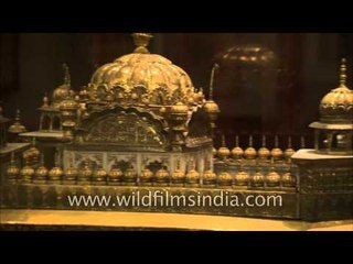 Replica of Golden temple at Rashtrapati Bhavan's museum