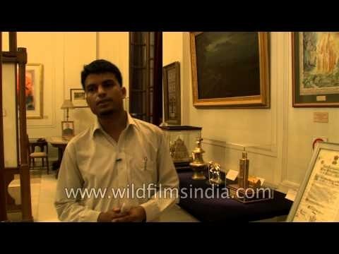 Unique gifts in the museum inside Rashtrapati bhavan