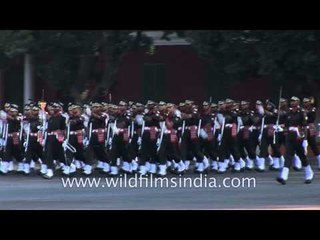 Full batch marches at the passing out ceremony at IMA