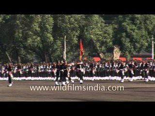 Salute to the Flag: At the IMA parade