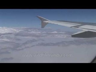 Crossing over from Nepalese airspace into Bhutanese air space across Sikkim