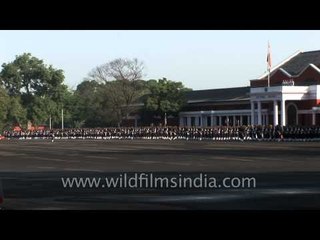 Parade of the cadets: At the IMA