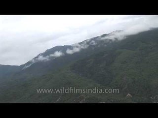 Taking off from Paro airport to leave Bhutan