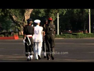 Awards for the brave at the passing out parade