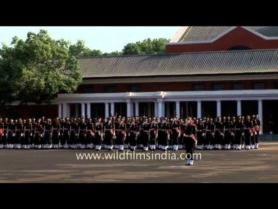 Regiments follow command: At the IMA