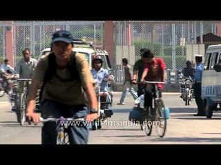 Traffic light near the Narayanhiti Durbar in Nepal