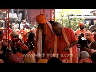 Samashti Bhandara organised by Shri Panch Dashnaam Juna Akhara during Maha Shivratri