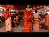 Sadhus converged for Samashti Bhandara during Maha Shivratri