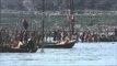 Devotees taking holy dip in river Ganga at  Maha Kumbha 2013