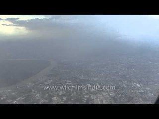 Bird's eye view of Istanbul city