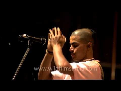 Evening Ganga aarti at Banaras Ghat
